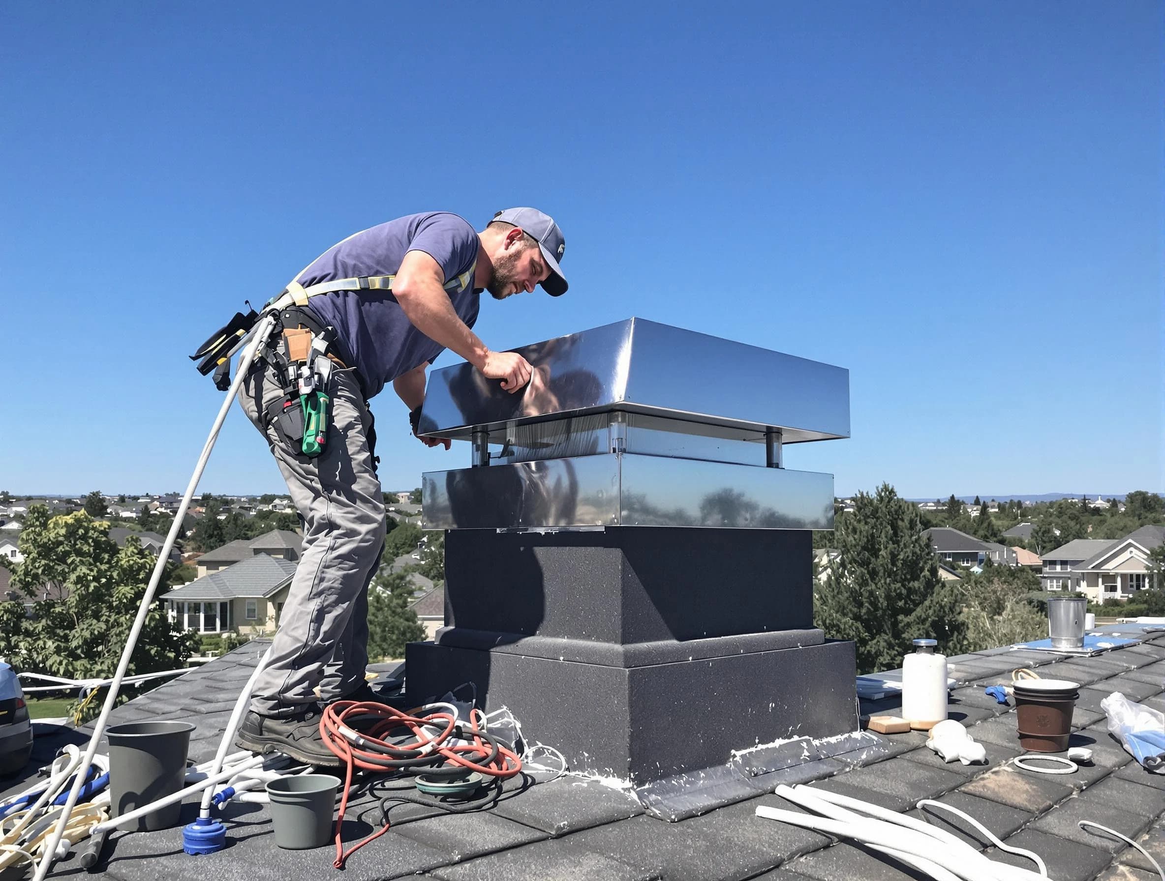 Chimney Cap Services service in Palmetto, GA